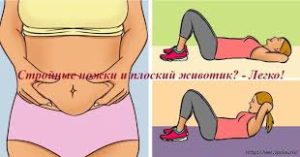Плоский животик